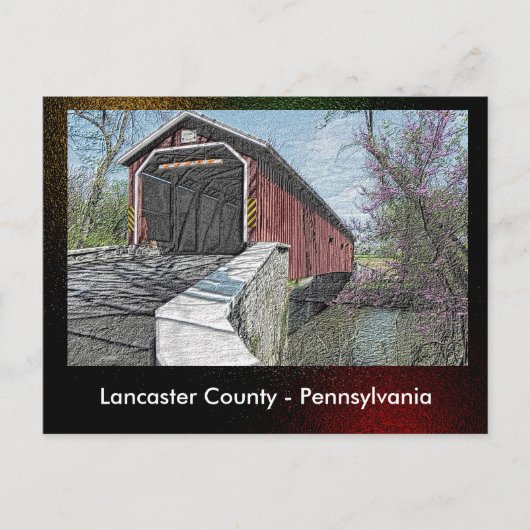 Lancaster County – ペンシルバニア州 – ポストカード (正面)