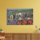 Lancaster, Pennsylvania – ラージレターシーン キャンバスプリント (インサイチュ (リビング))