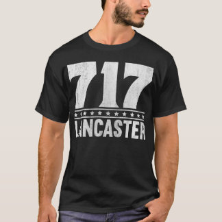 Lancaster Pennsylvania 717 Area Code Tシャツ