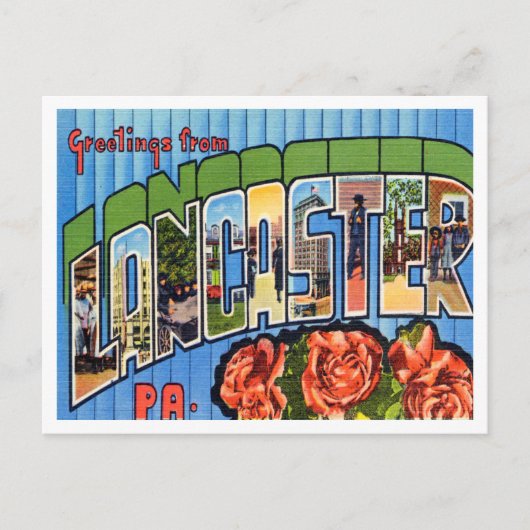 Lancaster, Pennsylvania Travel ポストカード (正面)