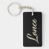 Lance Name whitegold Schlüsselanhänger Anhänger キーホルダー (正面)