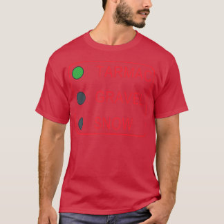 Lancer Evo 9 IX Tarmac Gravel Snow  Tシャツ
