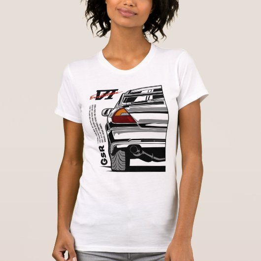 Lancer Evolution VI GSR Tシャツ (正面)
