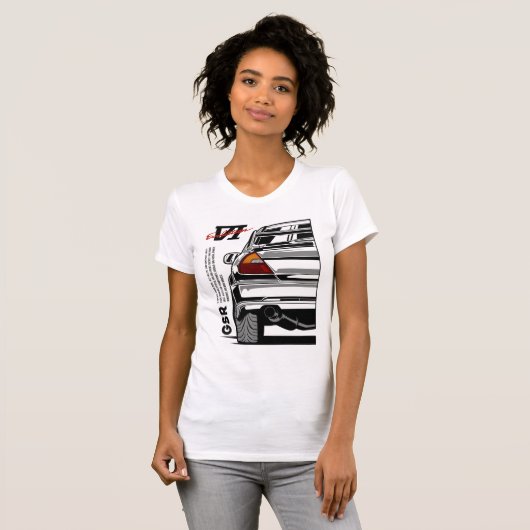 Lancer Evolution VI GSR Tシャツ (正面フル)