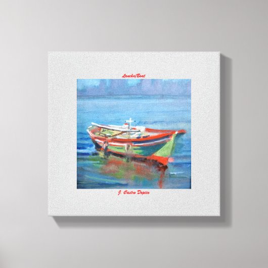 Lancha/Boat キャンバスプリント (正面)