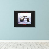 Lanchas en La Dársena (A Coruña) キャンバスプリント (インサイチュ (ウッドフロア))