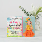 Land of Candy Birthday Party写真 招待状 (スタンド正面)