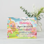 Land of Candy Birthday Party招待 招待状 (スタンド正面)