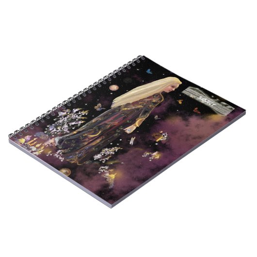 Land of Crystals Notebook ノートブック (左側)