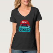 Land of Drift Japan Car Tuning Tシャツ (正面)