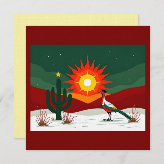 Land of Enchantment Holiday 招待状 (正面/裏面)