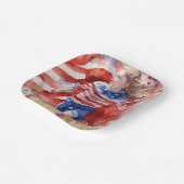 Land of free Line ペーパープレート (傾斜あり)