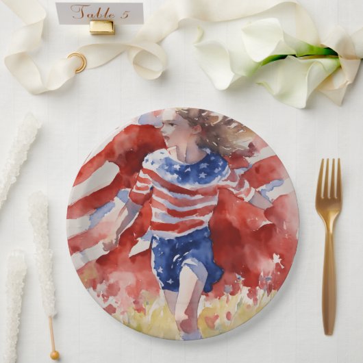 Land of free Line ペーパープレート (ウェディング)