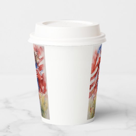 Land of free Line 紙コップ (左)