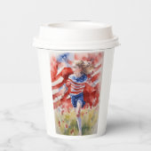 Land of free Line 紙コップ (裏面)