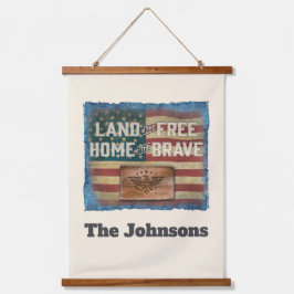 Land of Free - Personalized Hanging Wall Tapestry 吊り下げ型タペストリー