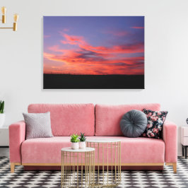 Land of Living Sky Stretch Canvas Print キャンバスプリント
