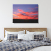 Land of Living Sky Stretch Canvas Print キャンバスプリント (インサイチュ (寝室))