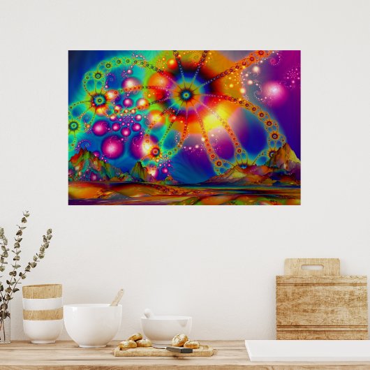 Land of Psychedelic Illuminations - Poster ポスター (キッチン)