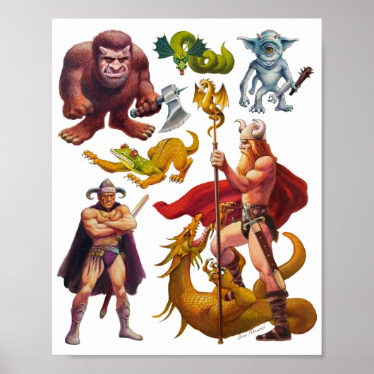 Land of Ta, Stefanフルページアートプリント ポスター (正面)