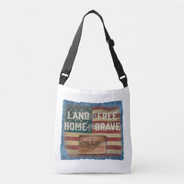 Land of the Free - Crossbody Tote Bag クロスボディバッグ