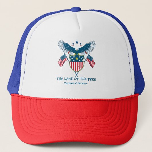Land of the Free Eagle Hat キャップ (正面)