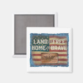 Land of the Free - Magnet マグネット (正面/裏面)
