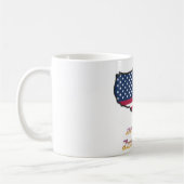 Land of the Free Patriotic Coffee Cup コーヒーマグカップ (左)
