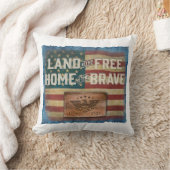 Land of the Free - Throw Pillow クッション (ブランケット)