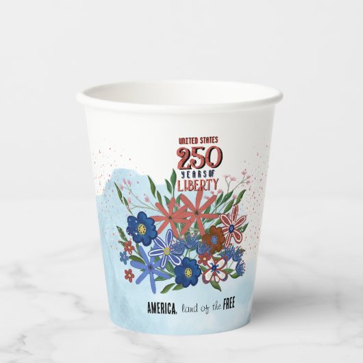 Land of the Free - US 250th Celebration Cup 紙コップ (正面)