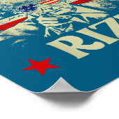 Land Of The Rizz Funny Patriotic Trump 4th Of July ポスター (角)