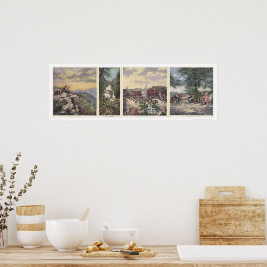 Land Of The Sky Poster 1917 ポスター (キッチン)