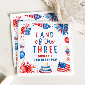 Land Of The Three 4 of 7月3日パーティー スタンダードカクテルナプキン