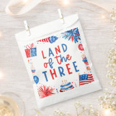 Land Of The Three 4 of 7月3日パーティー フェイバーバッグ (クリップ留めされた状態)