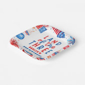 Land Of The Three 4 of 7月3日パーティー ペーパープレート (傾斜あり)