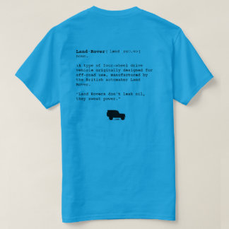 Land Rover Definition T型 Tシャツ