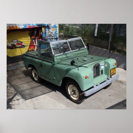 Land Rover Series II SWB ポスター (正面)
