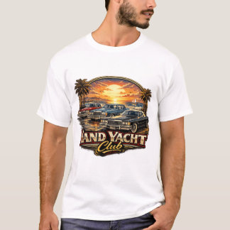 Land Yacht Club – Vintage American Luxury Car T-Sh Tシャツ