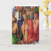 Landauer Altarpiece: King David, 1511 カード (黄色い花)