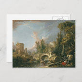 Landes & Bridge by Francois Boucherの風景 ポストカード (正面/裏面)
