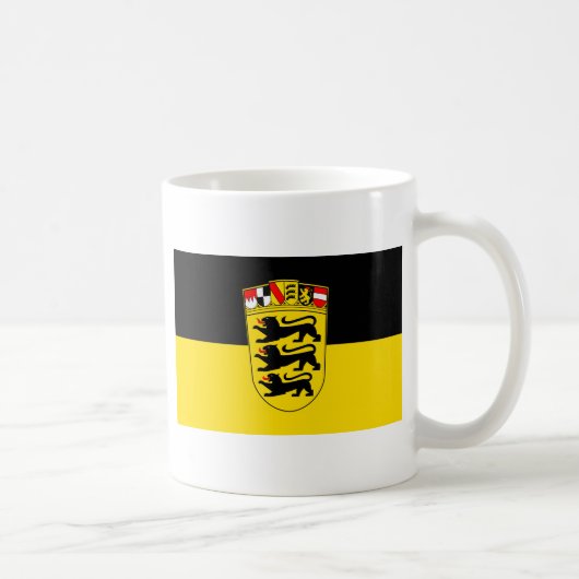 Landesflagge Baden-Württemberg コーヒーマグカップ (右)