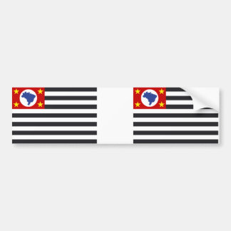 Landesflagge Sao Paulo バンパーステッカー