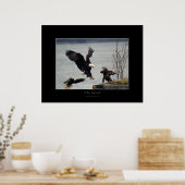 LANDING BALD EAGLE Photo Poster ポスター (キッチン)