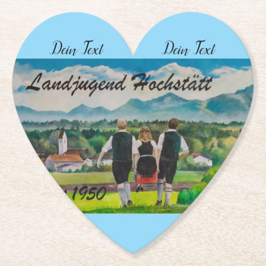 Landjugendfest ペーパーコースター (正面)