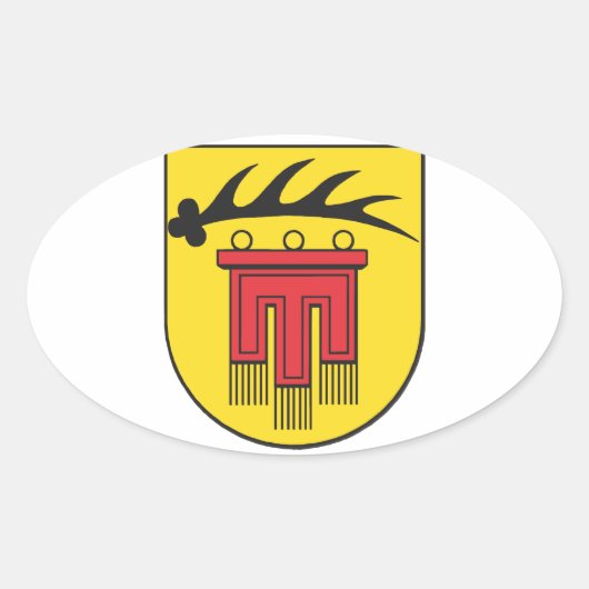Landkreis Böblingen Wappen 楕円形シール (正面)