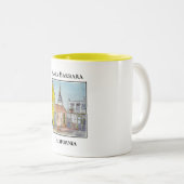 Landmark from Santa Barbara California ツートーンマグカップ (正面右)