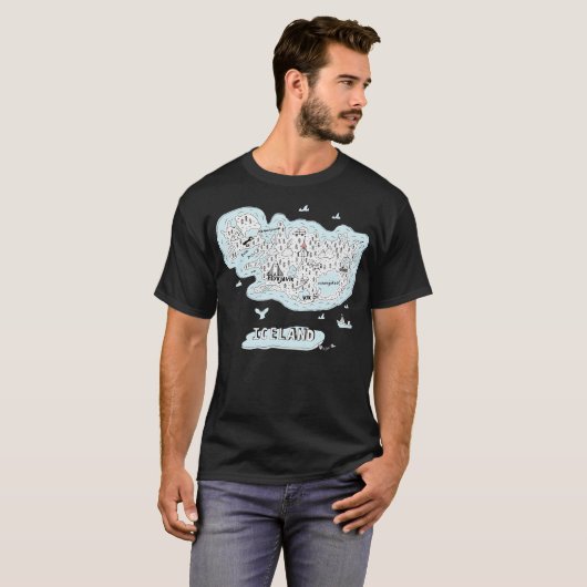 Landmarks Of Iceland Tシャツ (正面フル)