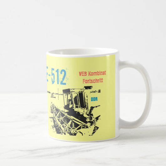 Landmaschinen DDR Design コーヒーマグカップ (右)