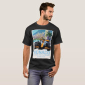 Lando Norris Mclaren Monacoグランプリ2021ポスター Tシャツ (正面フル)
