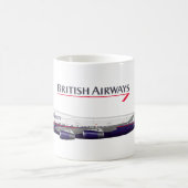 Landor Retro Jumbo Jet Classic British Livery Avia コーヒーマグカップ (中央)